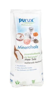 Produktbild von 1 Kg Mediterranes 100% Meersalz Mühlensalz Mineralsalz Speisesalz ohne Rieselhilfe