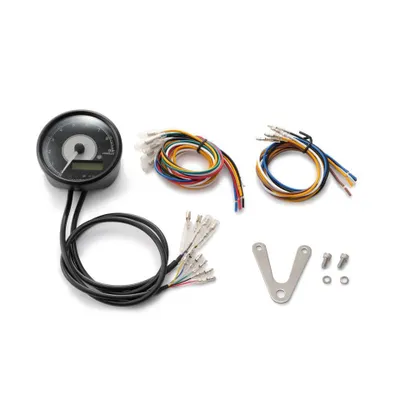 Produktbild von DAYTONA VELONA, Digitaler Drehzahlmesser mit Tacho, max. 9.000 U/Min, Ø 80 mm, schwarz