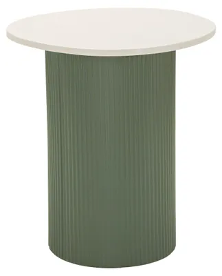 Produktbild von Misfat - Couchtisch, 42x40x45h cm Marmorweiß, Runde Form