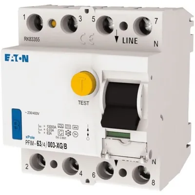 Produktbild von Eaton FI-SCHALTER STOßSTROMFEST 3KA (PFIM-63/4/003-XG/B)