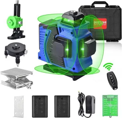 Image de Niveleur laser vert à 16 lignes avec mise à niveau automatique pour des mesures précises
