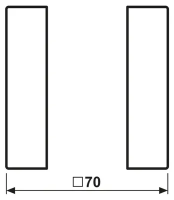 Immagine prodotto di Set di pulsanti Jung, 1-gang completo AL 2501 TSA AN