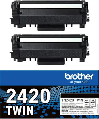 Immagine prodotto di Brother TN2420 TWIN - Confezione da 2 pezzi - Alta resa