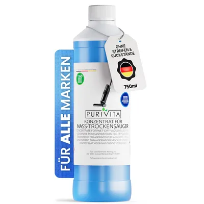 Produktbild von PURIVITA® Konzentrat für Nass-Trockensauger und Saugwischer, 750 ml Frischeduft