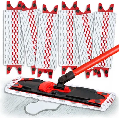 Produktbild von 10er-Set Ersatz-Wischbezüge – Geeignet für Vileda Ultramat 2in1 Wischmop