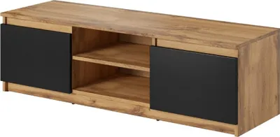 Obrázek produktu pro MINIO TV stolek DIDI, 120 cm, bez LED osvětlení - Imitace dub Wotan / barva grafitová