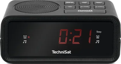 Produktbild von TechniSat DIGICLOCK 2 | Kompaktes UKW Uhrenradio mit Schlummer & Dual-Weckzeit
