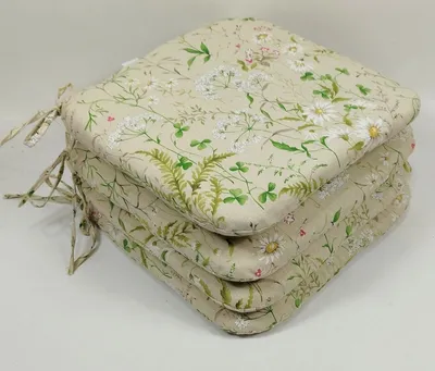 Obrázek produktu pro Sedák 40x40 cm látka kapradí - set 4 kusy