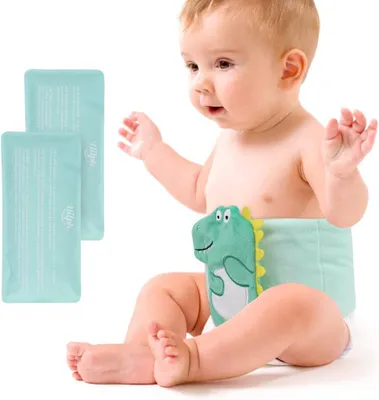 Image de Lingette chauffante pour bébé, contre les douleurs abdominales et les coliques, 1 pièce, pour bébés