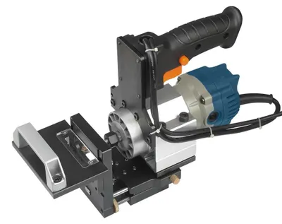 Obrázek produktu pro Držák pro horní frézu 2 v 1, 65 mm – nastavitelný držák pro frézování drážek – hliníková slitina 6061 – lineární vedení – pro desky o tloušťce 15–40 mm