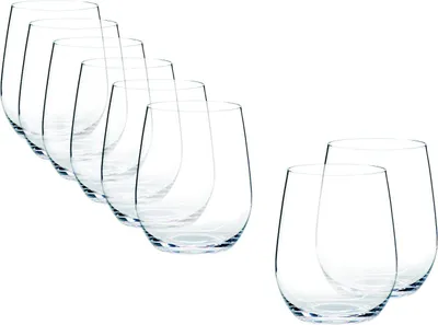 Image de RIEDEL 5414/85 THE O WINE TUMBLER Viognier/Chardonnay SET DE PRÉFÉRENCE ACHETEZ 8 NOMBRE 6