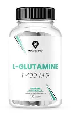 Zdjęcie produktu dla L-glutamina Forte 1400 mg 120 tabletek