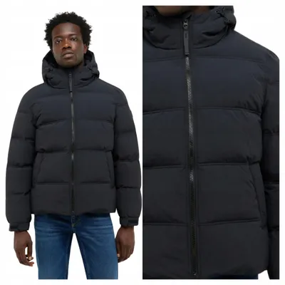 Immagine prodotto di Mustang | Giacca invernale da uomo, modello Oakfield, colore nero, imbottita, calda, taglia XXL