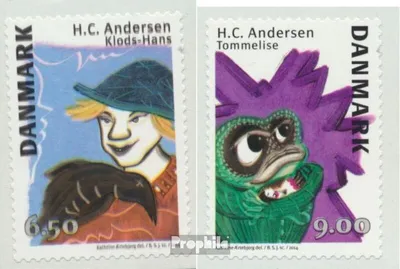 Produktbild von Briefmarken Dänemark 2014 Mi 1793-1794 postfrisch Andersen Märchen