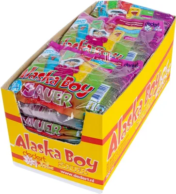 Produktbild von Dedert Alaska Boy Wassereis Sauer 20x500ml zum Selbsteinfrieren | Vorratsverpackung Großverpackung Eis