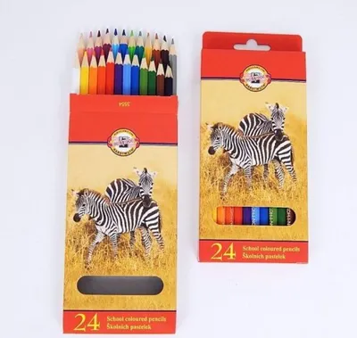 Obrázok produktu pre KOH-I-NOOR sada farebných ceruziek 24 kusov