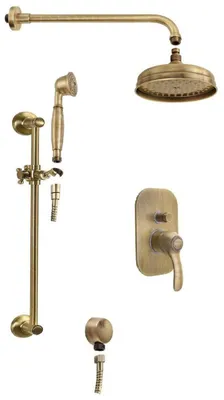 Produktbild von Sapho KIRKÉ Unterputz Duschset, 2 Wege, Bronze