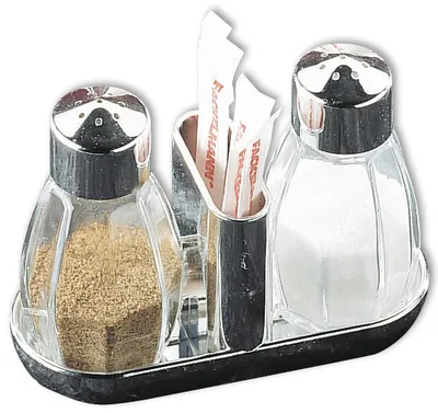 Produktbild von Fackelmann Salz & Pfeffer Set mit Zahnstocherhalter 45ml