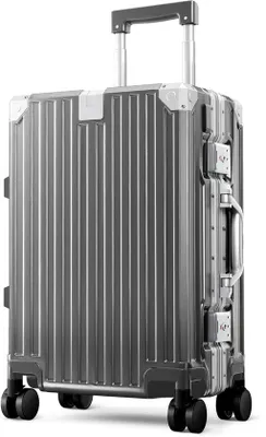 Produktbild von Koffergrößen: Mittel, Groß, XL und XXL – Hartschalenkoffer aus Polycarbonat – Aluminiumrahmen – Ideal für Reisen