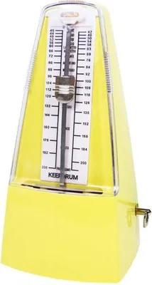 Produktbild von keepdrum Metronom GMPL YW  mit Glocke Gelb