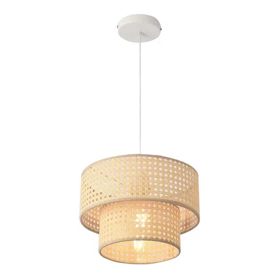 Produktbild von Hängeleuchte 'Ascot' _30 cm Rattanoptik