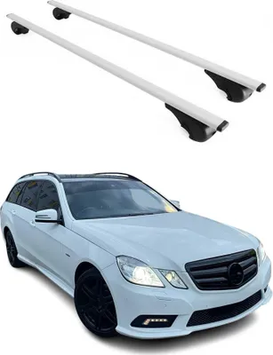 Produktbild von Dachträger Gepäckträger für Mercedes E Klasse S212 2010-2016 Metall Grau