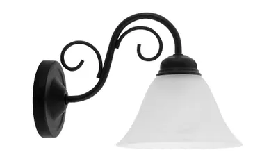 Produktbild von Rabalux 7811 Wandleuchte Athen, E14, schwarz-weiß, Mediterran, 19,5cm