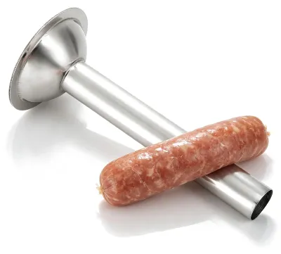 Wurstfülltrichter Edelstahl, Füllrohr 19 mm für Fleischwolf