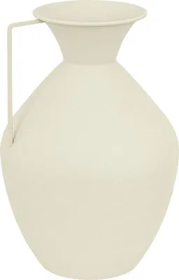 Produktbild von Metallvase sylvain weiß h36cm  - Atmosphera créateur d'intérieur
