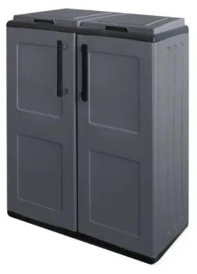 Immagine prodotto di Alfred - Pattumiera, 68x37x84h cm Grigio, Capacità 220 (110 per Sacco)  Italy
