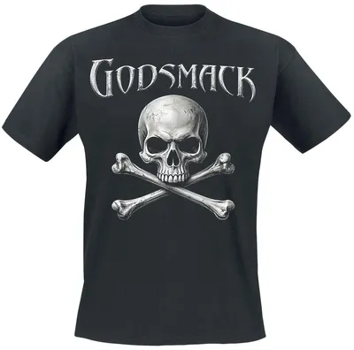 Produktbild von Godsmack T-Shirt Herren Bad Boys Skull schwarz L