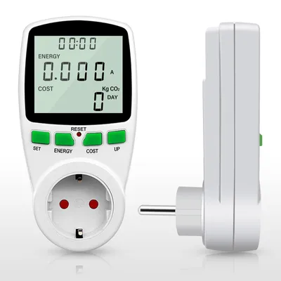 Productafbeelding van Stroommeter voor balkonkrachtcentrale, energiekostenmeter met 11 bewakingsmodi, 3680 W