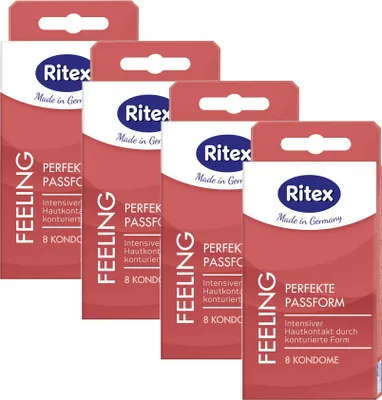 Produktbild von 32x Ritex Feeling Kondome konturiert - Standardgröße