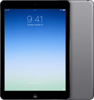 Produktbild von Apple iPad AirMD792FD/A 24,6 cm (9,7 Zoll) (IPS-Technologie (In-Plane-Switching), Retina-Display) 32 GB Tablet-PC - 3G - Apple A7 1,30 GHz Prozessor - Grau - iOS 7 - Multi-Touch 2048 x 1536 Display - Bluetooth - LED Hintergrundbeleuchtung - UMTS, HSPA, HSPA+, DC-HSDPA, EDGE, CDMA2000 1xEV-DO Rev A, LTE - Slate