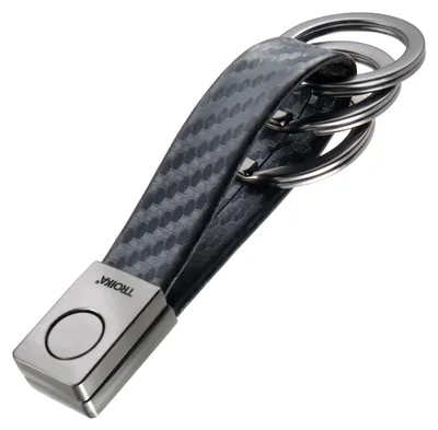 Produktbild von TROIKA Schlüsselanhänger TWISTER CARBON