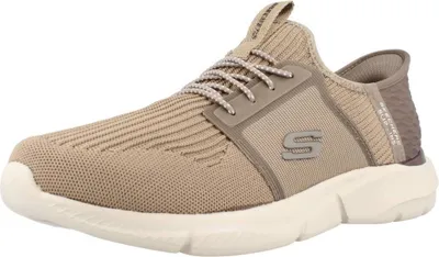 Zdjęcie produktu dla Skechers Ingram Brackett 210609TPE Men's, Slip Ins, Textile, Beige, Trainers - Męskie buty treningowe / sznurowane, Beżowy