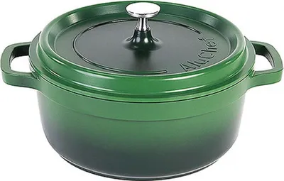 Produktbild von AluChef® Cocotte, rund 24 cm / grün