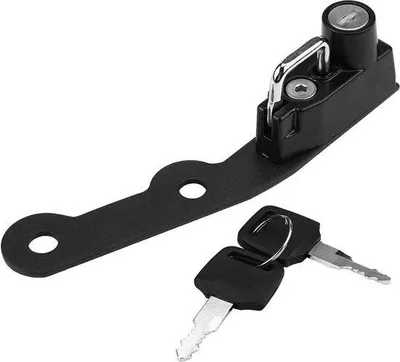 Image de Kit antivol universel pour casque de moto avec 2 clés