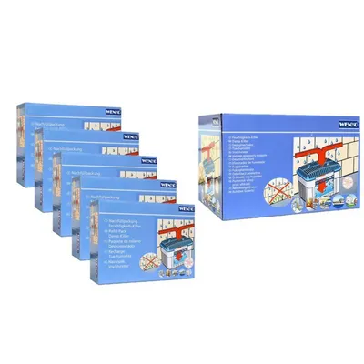 Produktbild von Wenko Feuchtigkeitskiller - Raumentfeuchter, 1 kg plus 5 Nachfüllpackungen mit