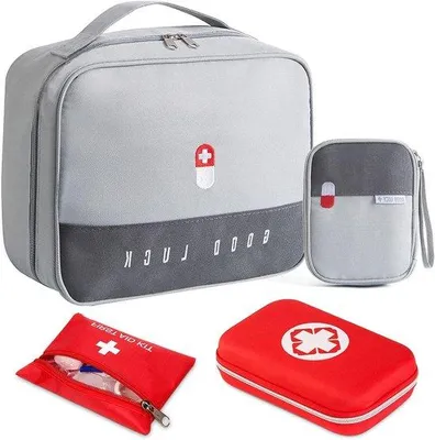 Produktbild von Famanu Erste-Hilfe-Set - Tragbare Medizinische Notfalltasche