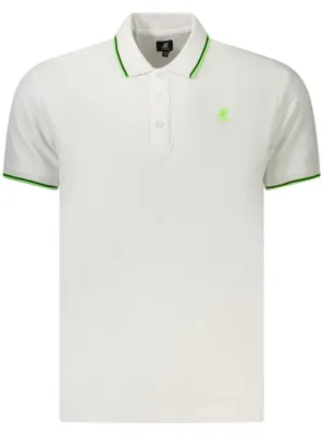 Produktbild von Elegantes Herren Kurzarm-Poloshirt in Weiß mit Kontrastdetails