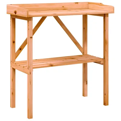 Produktbild von vidaXL Pflanztisch mit Ablage Braun 78x38x82,5 cm Massivholz Tanne