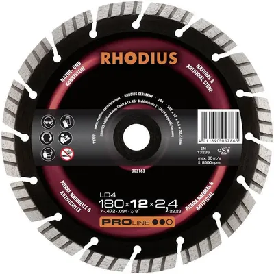 Obrázok produktu pre Diamantový rezný kotúč Rhodius s priemerom 230 mm