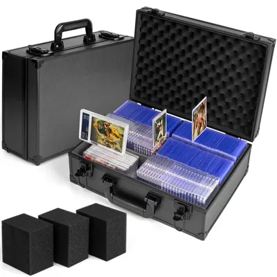 Image de Boîte de rangement pour cartes à collectionner, avec serrure à clé et capacité pour plus de 600 cartes