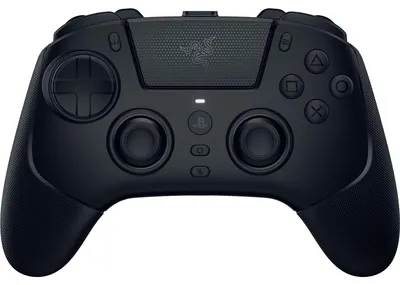 Zdjęcie produktu dla Razer Raiju V3 Pro, Gamepad, PC, PlayStation 5, Przycisk powrotu, D-pad, Microphone mute button, Przycisk trybu, Przycisk opcji, Analogowy, Przewodowy i Bezprzewodowy, RF/USB