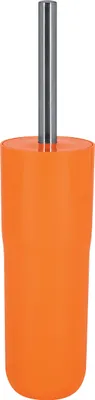 Image de Brosse à WC Spirella Brosse à WC de qualité supérieure "Cocco" avec réservoir hygiénique Orange