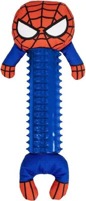 Obrázok produktu pre Hračka pre psov Spiderman - Robustné hryzátko z TPR na starostlivosť o zuby
