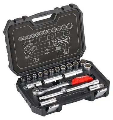 Obrázek produktu pro Gola sada FESTA CrV 20ks 1/2" 17230