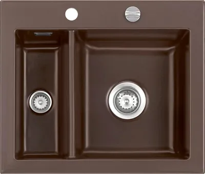 Produktbild von Flächenbündige Spüle MERA 60 F in Siena mit Excenterbedienung