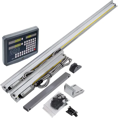 Produktbild von VEVOR 2-osiowa cyfrowa waga liniowa z wyświetlaczem o wysokiej precyzji, waga liniowa 220 V, cyfrowa waga liniowa z wyświetlaczem o wysokiej precyzji, 10 stóp
